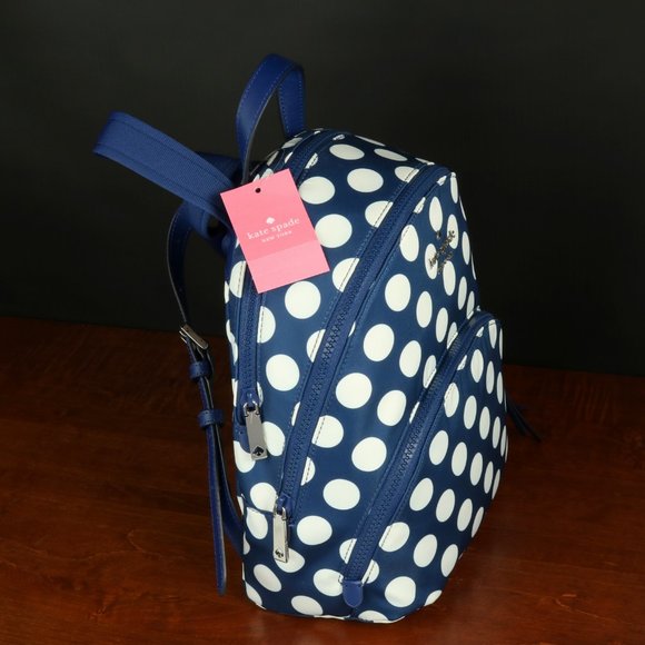 Kate Spade Backpack Karissa Nylon Seaside Dot